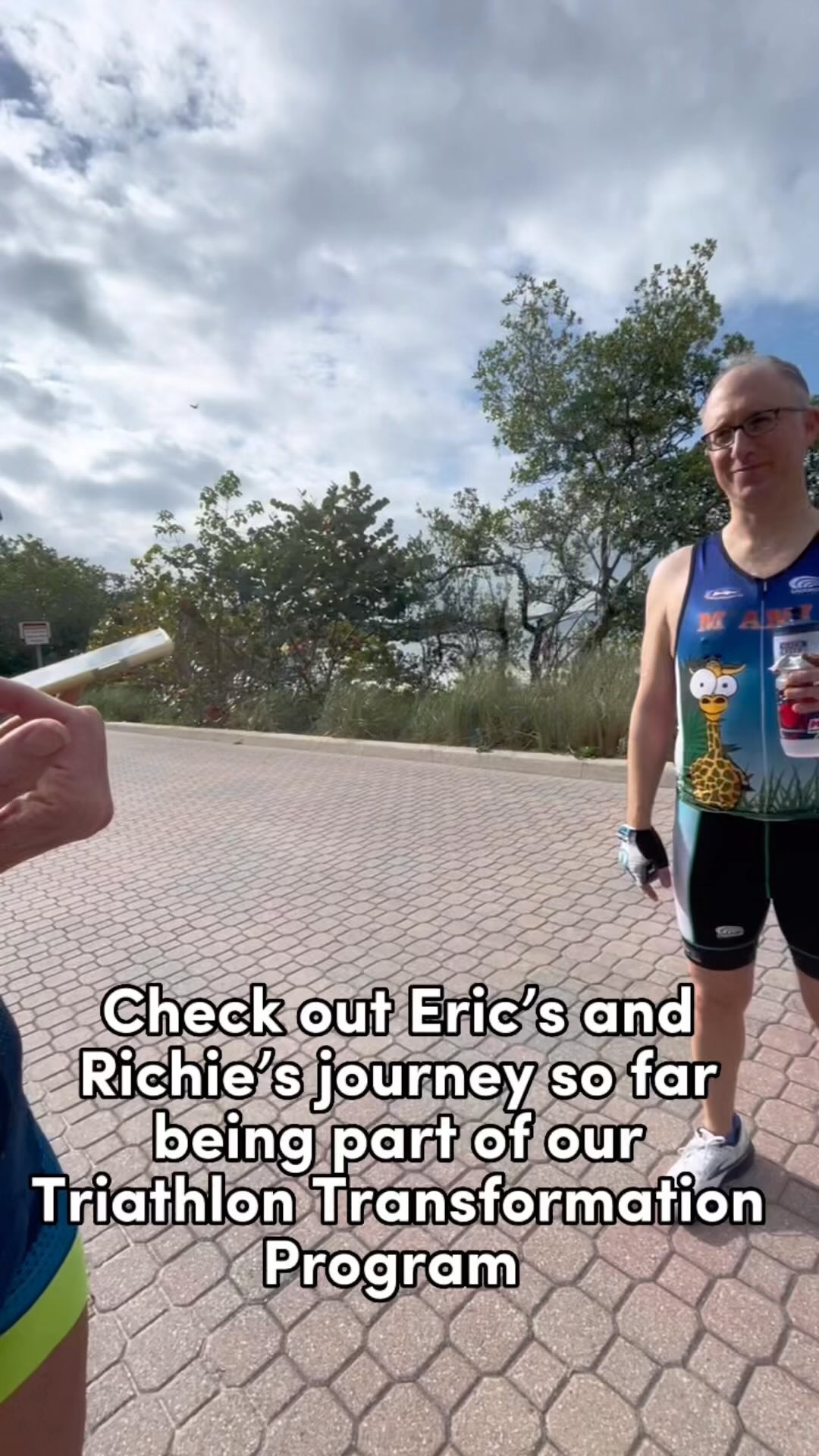 Great small brick today. It has been a month for Eric and Richie in our Triathlon Transformation program and the progress is great . Check it out :) You can find the link to apply in my bio.