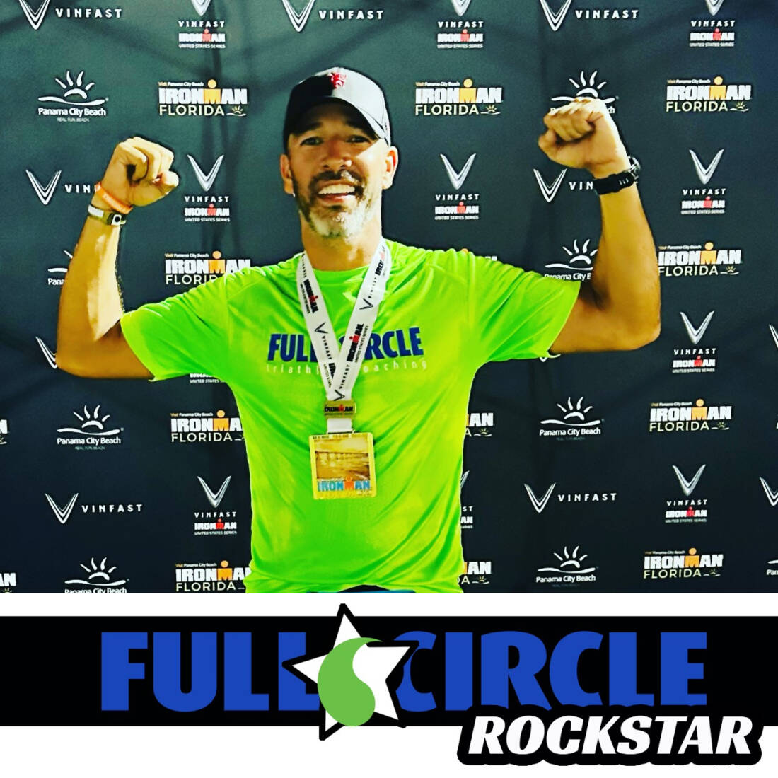 Busy Dad becomes first time Ironman in 12:10 with only 14 weeks of training; Rockstar Triathlete Carlos Guadamuz