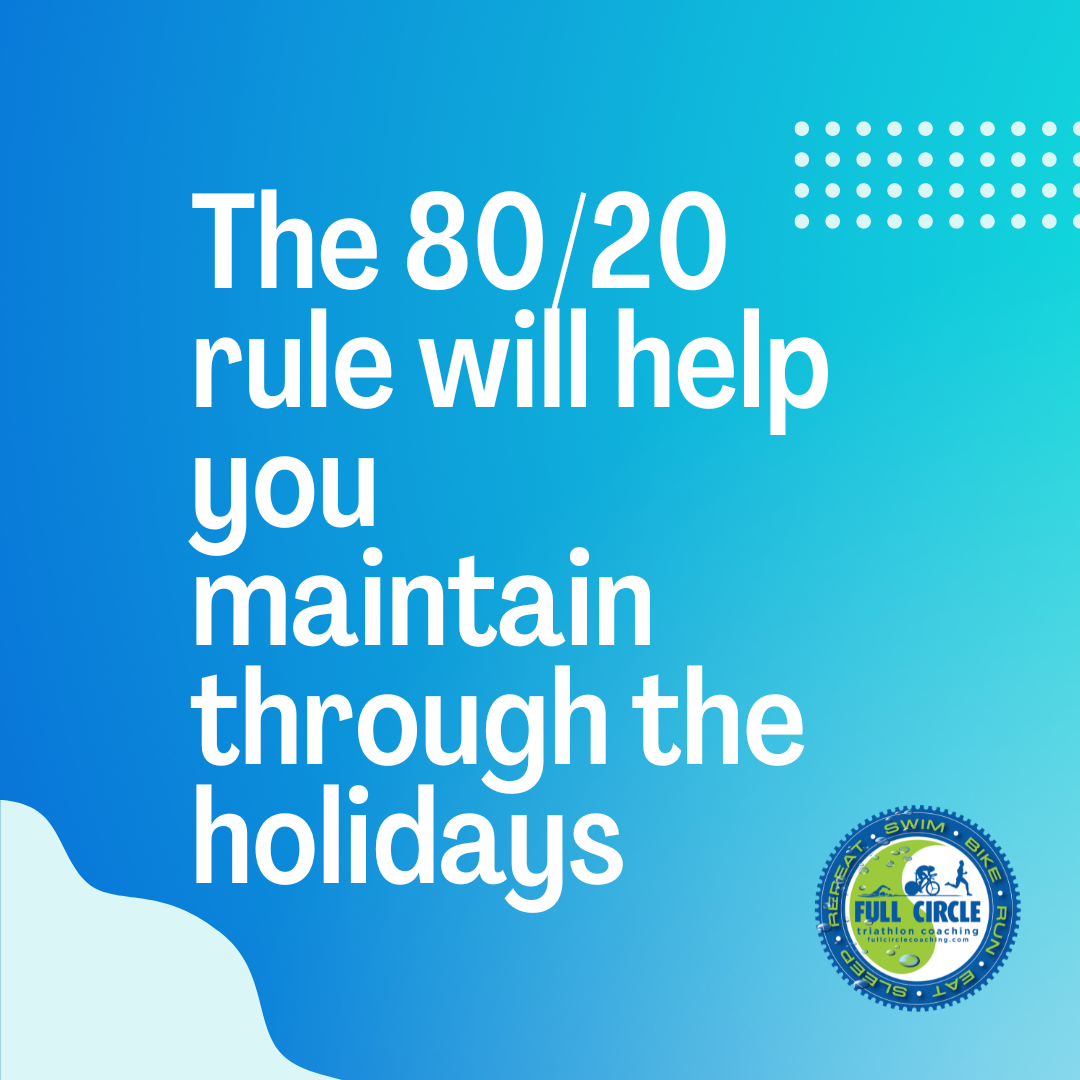 The 80/20 rule will help you maintain through the holidays