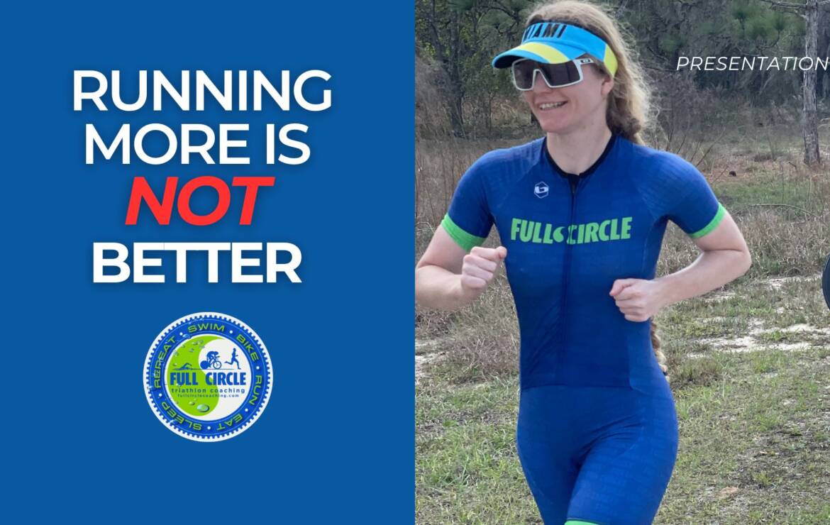 Running More is NOT Better!