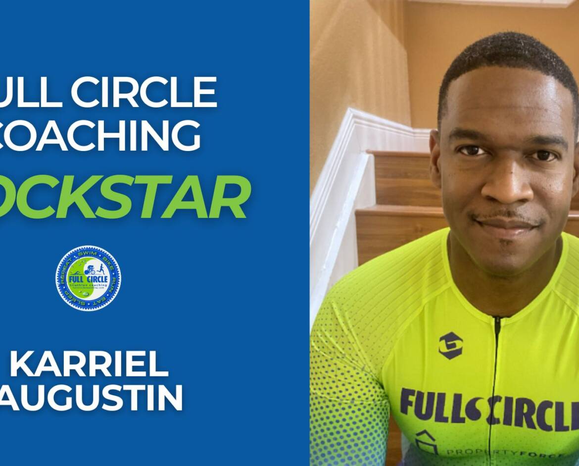 Learning to Train Instead of Just Exercise – Beginner Rockstar Triathlete: Karriel Augustin