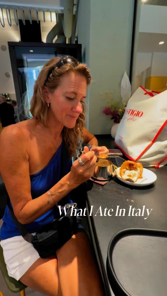 🇮🇹 How I Ate Healthy in Rome (and Didn’t Miss Out!) 🍷🍝
A friend recently asked me how to stay healthy while traveling in Italy… so I thought I’d share my secret:
👉 The food in Italy is simply better. Fewer ingredients, real food, and nothing fake. Even the Nutella, chips, and sodas have ZERO chemicals or high fructose corn syrup. It honestly infuriates me that the U.S. tolerates such low food standards while we remain one of the sickest countries in the world.
More on that later. 😉
Here’s the twist: I’m gluten intolerant at home in the U.S. Yet in Italy, I ate pizza, pasta, and bread almost daily for 10 days… with zero negative side effects.
This, my friends, is how I live 80/20.
✅ At home, I’m super clean 80% of the time.
✅ While traveling, I let myself enjoy the other 20%.
I chose ceviche, lamb, steak, and pork for most dinners, but absolutely had my bites of pasta and sometimes full plates. And yes… bread and wine with almost every meal (except breakfast). Because… when in Rome!
I still brought my HCL, digestive enzymes, Gluten Ease, and DigestZen. Only one tummy ache the whole trip! And bitter melon when I drank wine. (At home, one glass of wine = hangover. In Italy? Felt amazing every day!)
All while walking ~15 miles a day in Rome, climbing thousands of steps, hitting a gym in Florence, and open-water swimming in Maiori on the Amalfi Coast.
But I didn’t obsess.
Sometimes, it’s good to let go and just live.
Moving your body while traveling is a choice—and it’s totally doable.
I hope you get your own “20%” in a beautiful place one day too. 🌍
Want to learn how to live 80/20 and ditch the diet mentality?
Join my Holistic Lifestyle & Nutrition Essentials Course. A new cohort starts in July!
✨ Let’s help you find your perfect balance of eating, training, and living.
👉 https://full-circle-coaching.mykajabi.com/nutrition-eseentials
Happy Summer, Happy Training! 🌞