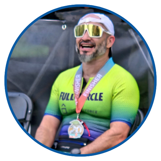 Accomplished Triathlete Smiling